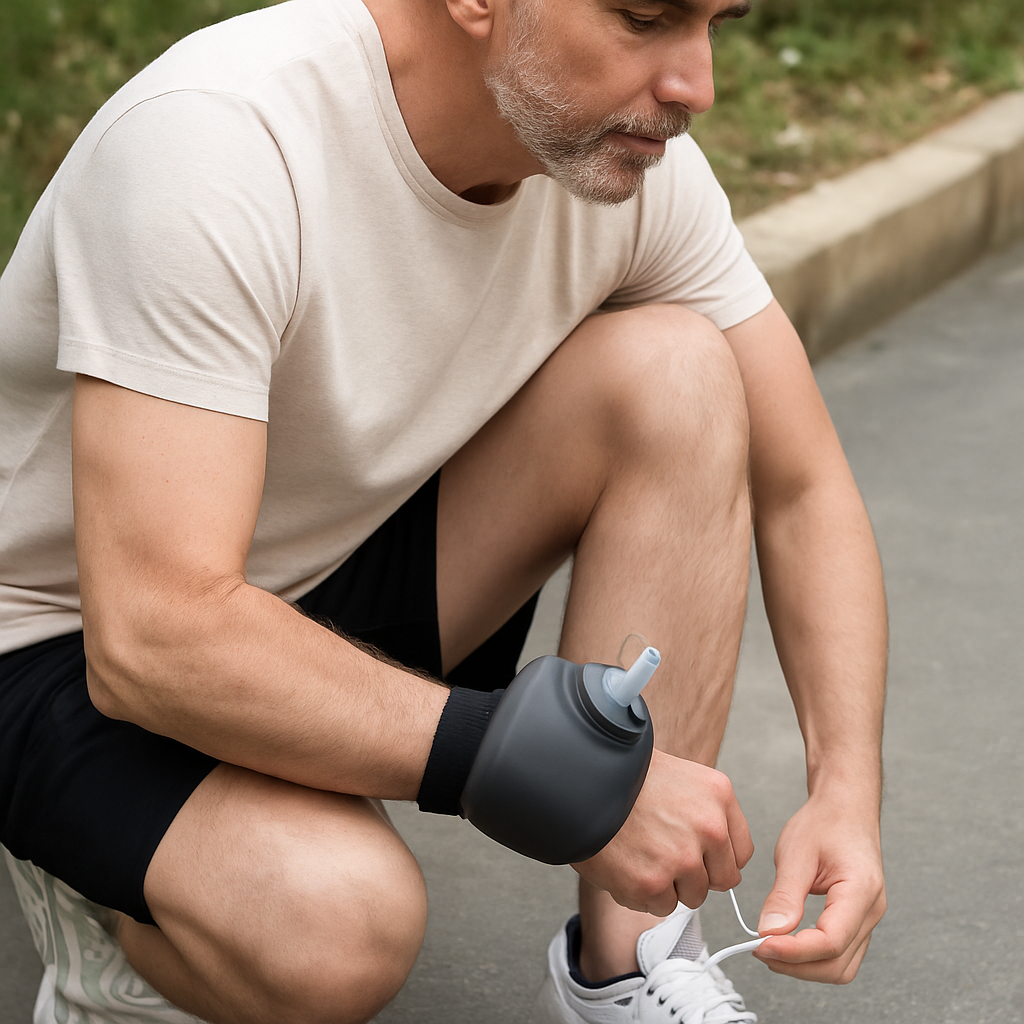 Trendstep WristBottle™ – bärbar vattenflaska för träning